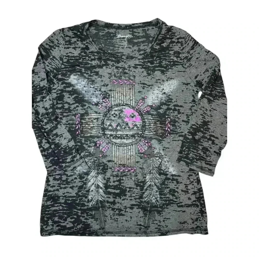 Wrangler Sheer Shirt - Women’s Small